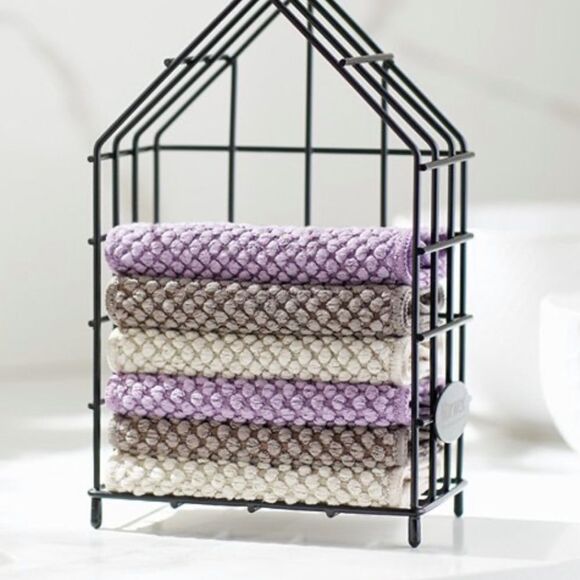 Norwex Counter Cloths Set of 3 Vanilla/mushroom/amethyst NWT - Picture 4 of 14